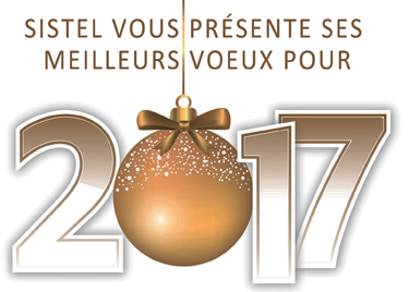 Meilleurs voeux 2017 de la part des équipes SISTEL Sécurité